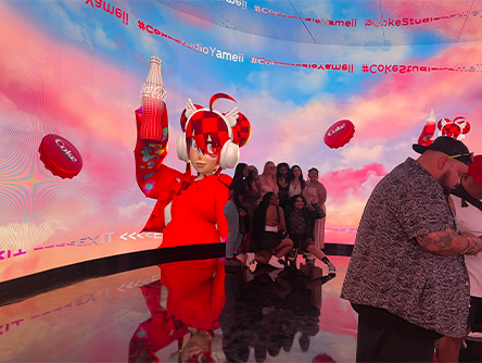 Yameii × Coca-Cola campaign scene